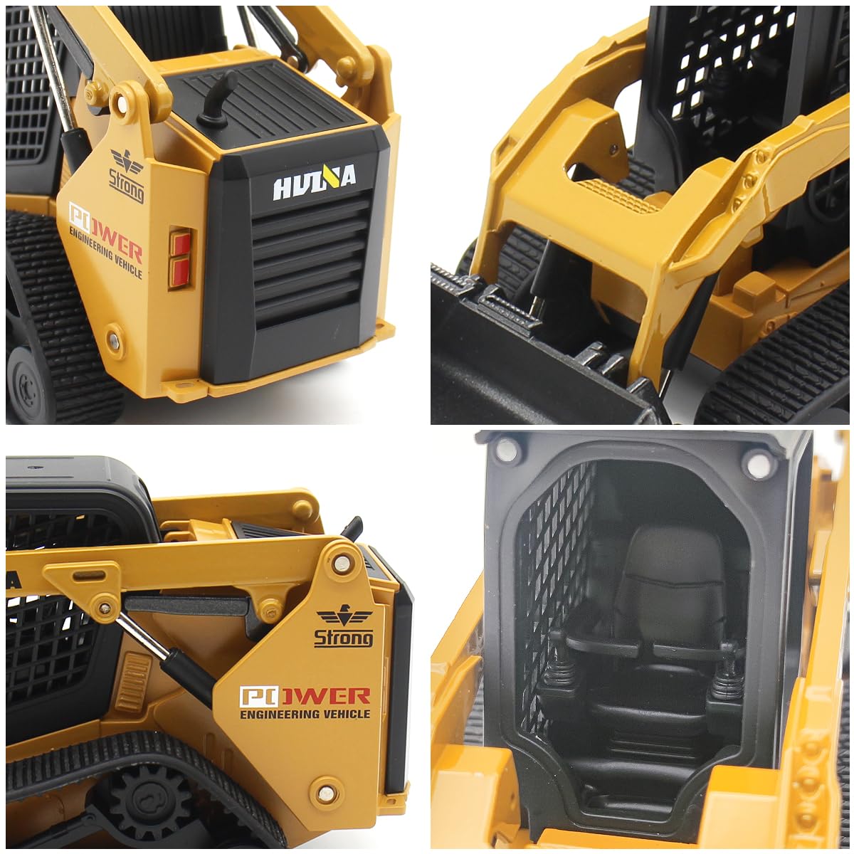 Mostop rubber tracks provide steady grip during play and setup