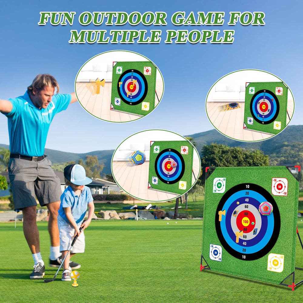 Mostop golf target mat with scoring zones for precise chipping practice