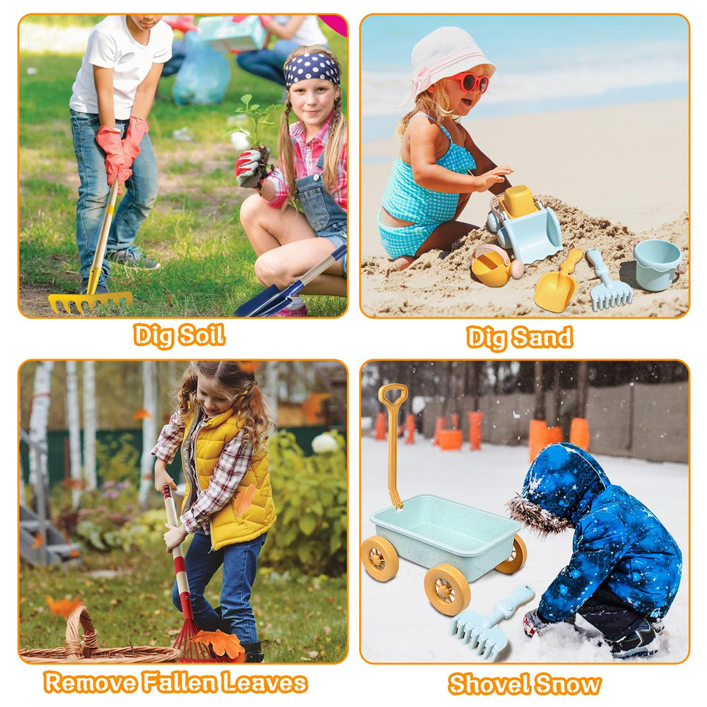 Mostop hoe features durable construction for planting and seasonal yard activities