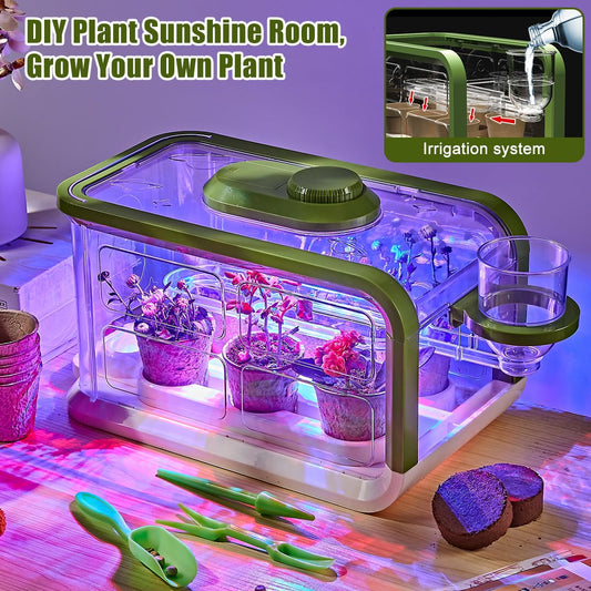 Mostop Kids Plant Growing Kit grow lights for year-round indoor growth