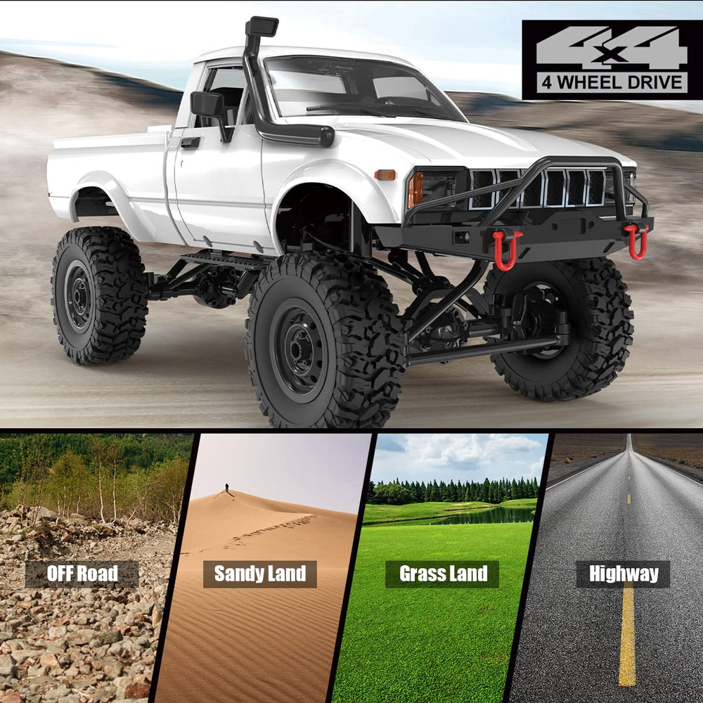 Mostop RC Crawler detachable hopper shows modular design for versatile setups.