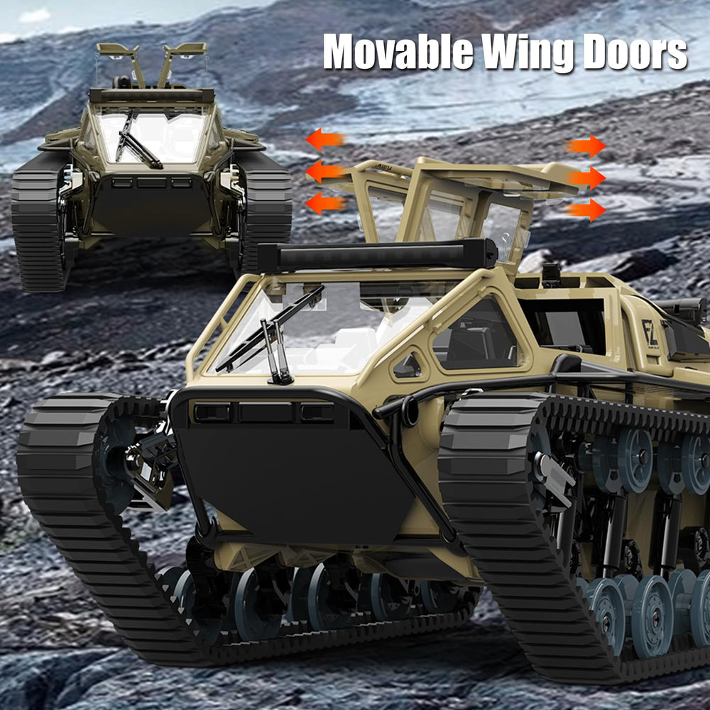 Mostop RC Tank Car 30-degree climbing handles varied terrain