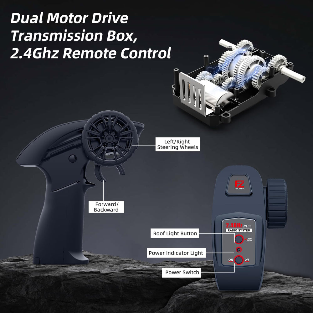 Mostop RC Tank 2.4GHz controller for stable multi-user play