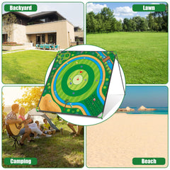 Mostop stainless-steel frame keeps the mat steady during play.
