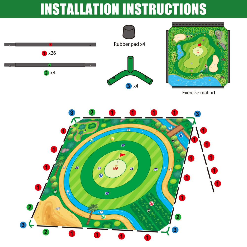 Mostop sturdy target board for precise chipping practice.