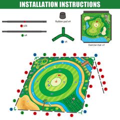 Mostop sturdy target board for precise chipping practice.