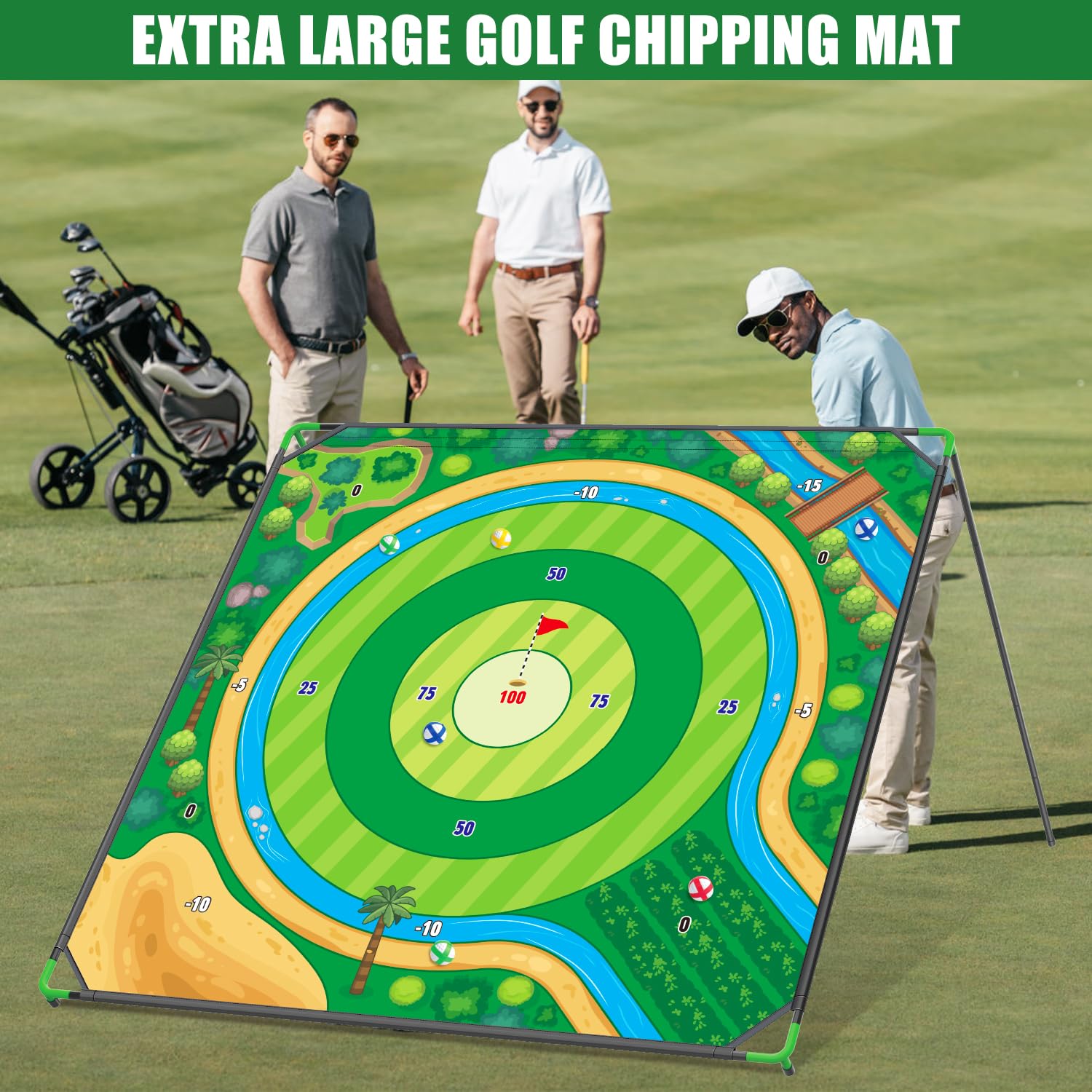 Mostop yard game golf practice for family-friendly outdoor fun.