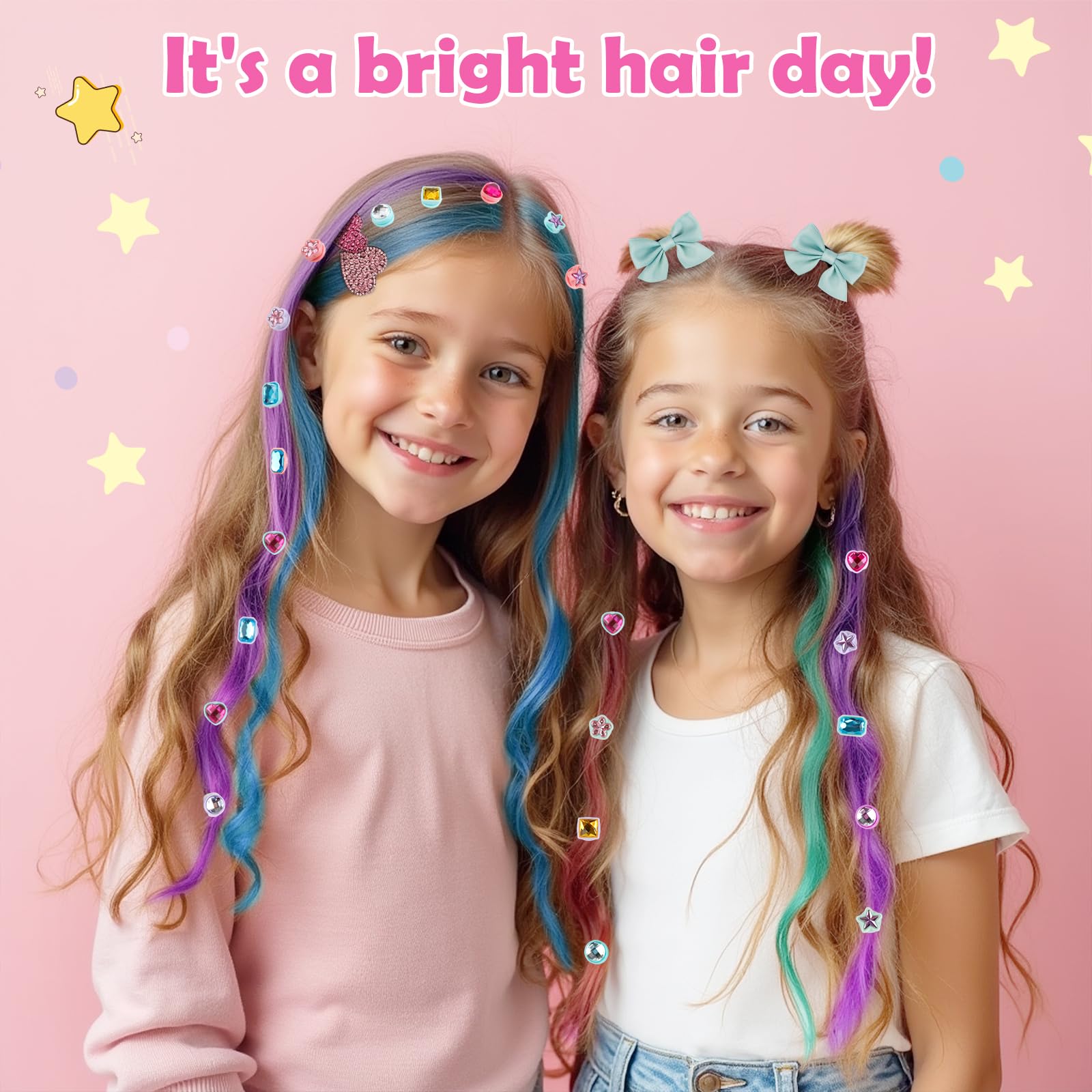 MOTAWEEK colorful hair clips provide secure, reusable styling options.