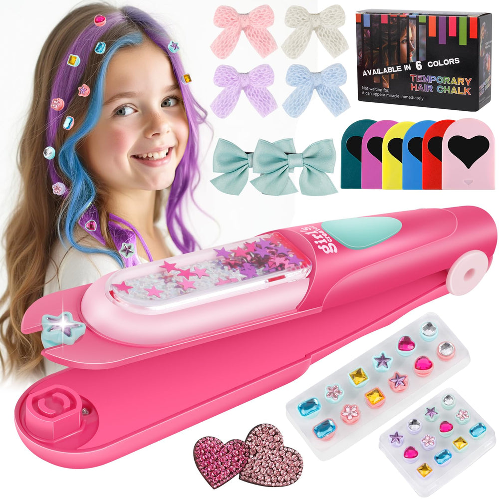 MOTAWEEK Hair Gem Stamper Kit contents for quick, creative styling sessions.