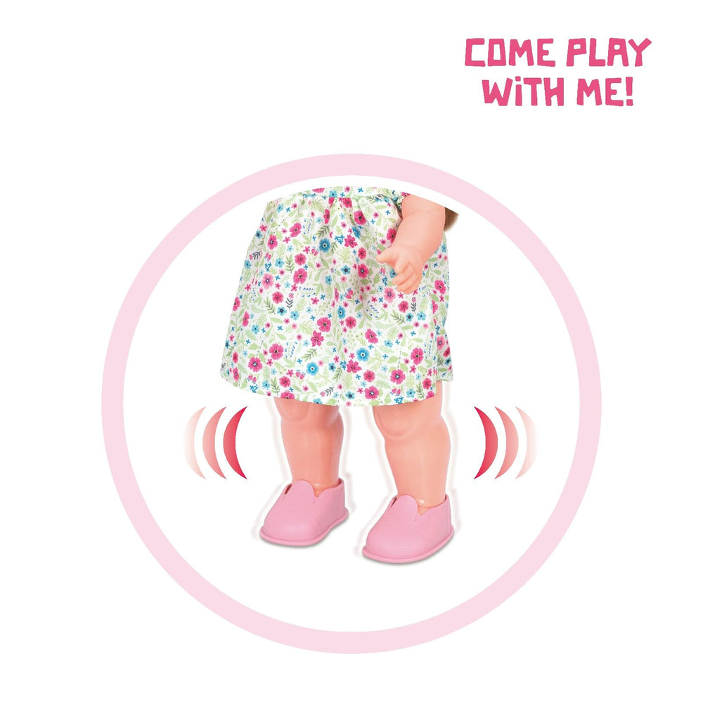 Mother Love doll prompts sharing and social play during group pretend scenarios.