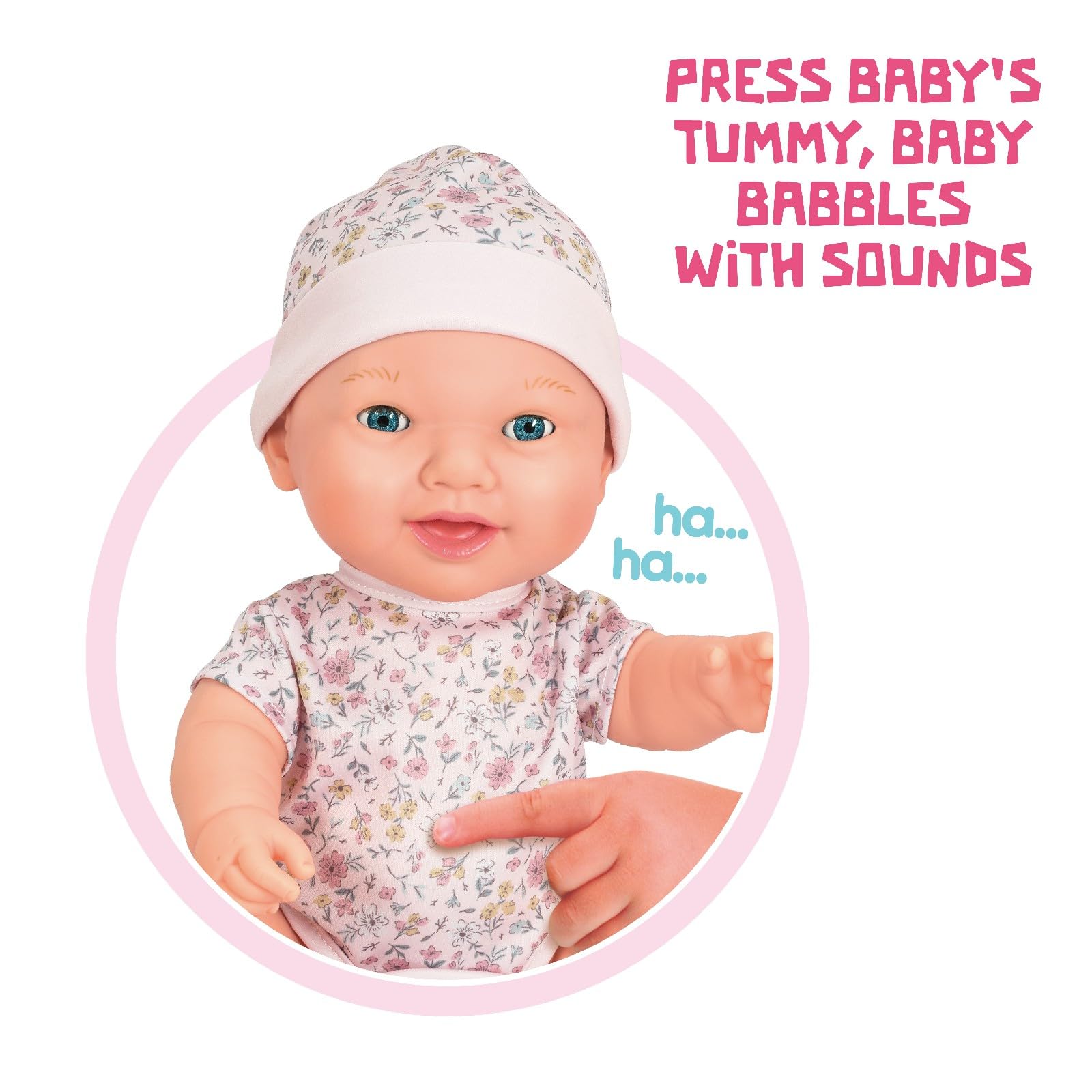 Mother Love Interactive Baby Doll crying feature for nurturing roleplay.