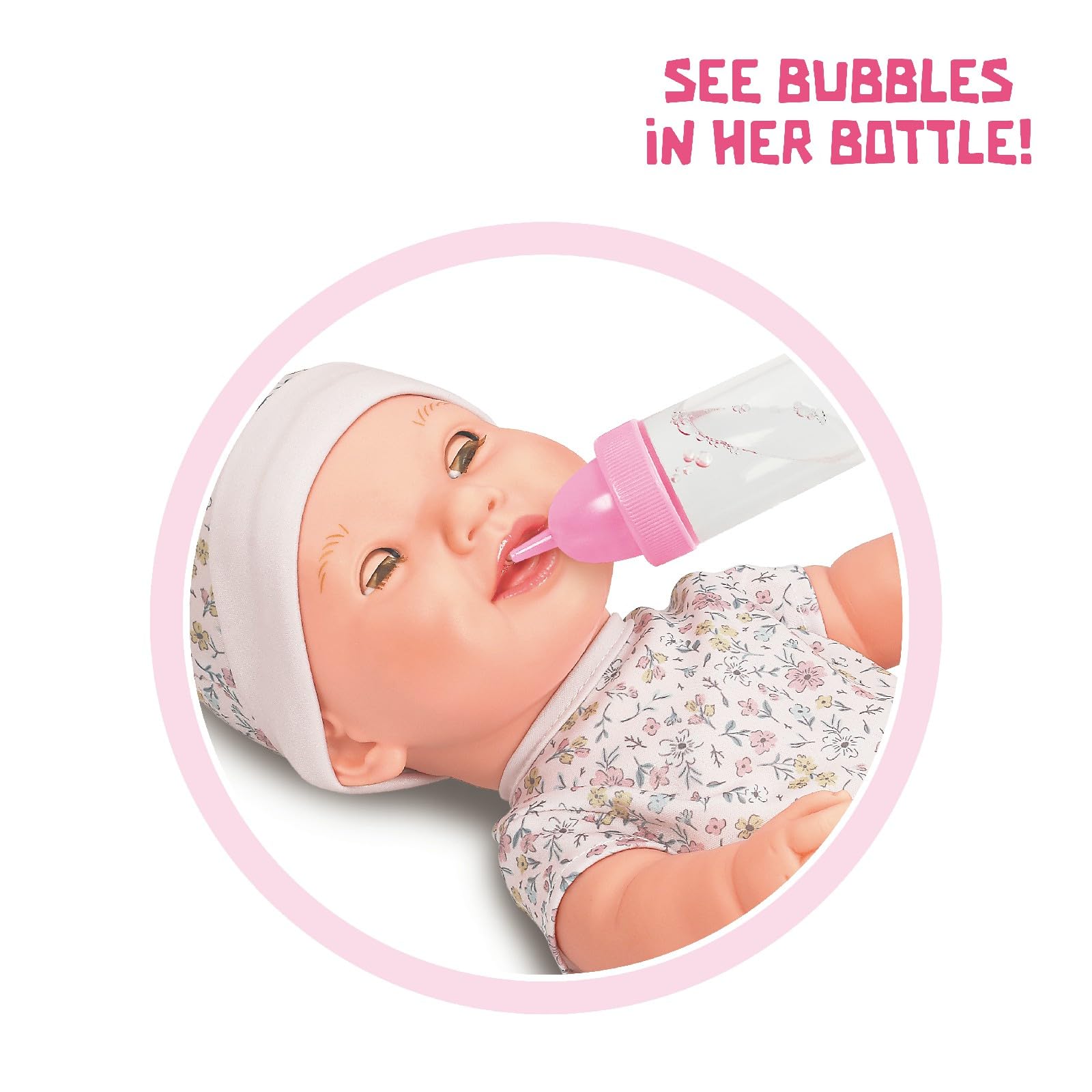 Mother Love Interactive Baby Doll potty training pee action to build routines.
