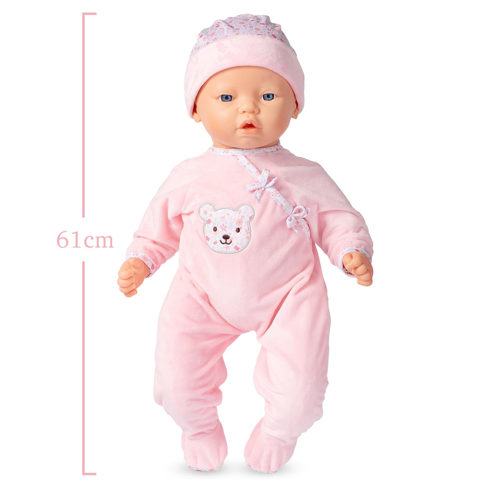 Mother Love interactive baby doll soft cloth body for cuddly, comforting play