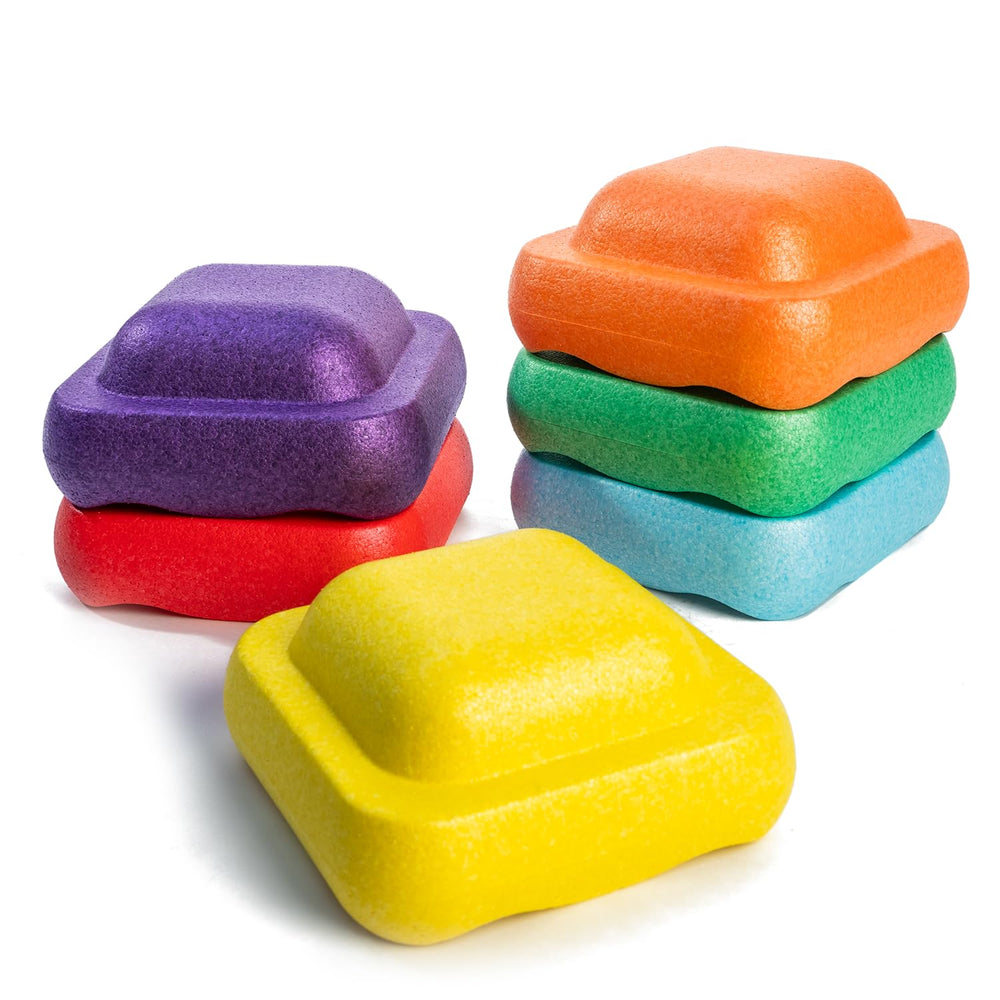 Motherly Haven Balance Stones promote STEM-inspired problem solving during playtime.