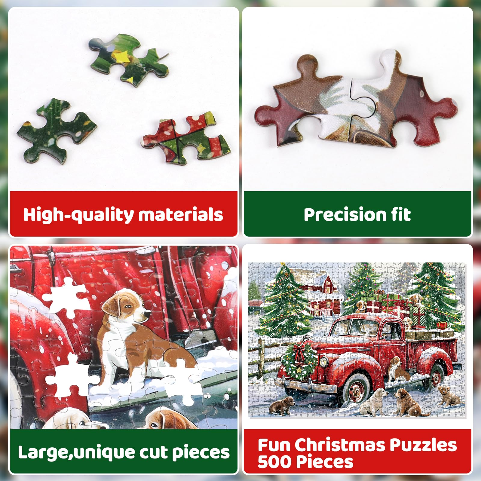 Motiloo die-cut smooth edges ensure comfortable handling during puzzling.