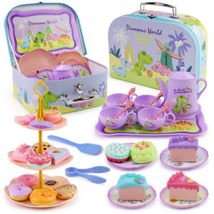 Motiloo dinosaurs teapot for imaginative tea parties and pretend play.