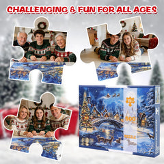 Motiloo puzzle with smooth die-cut edges for comfortable assembly