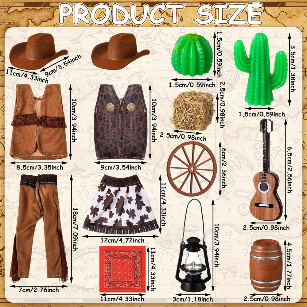 Motionchic cactus and wooden guitar props for authentic Western vibes