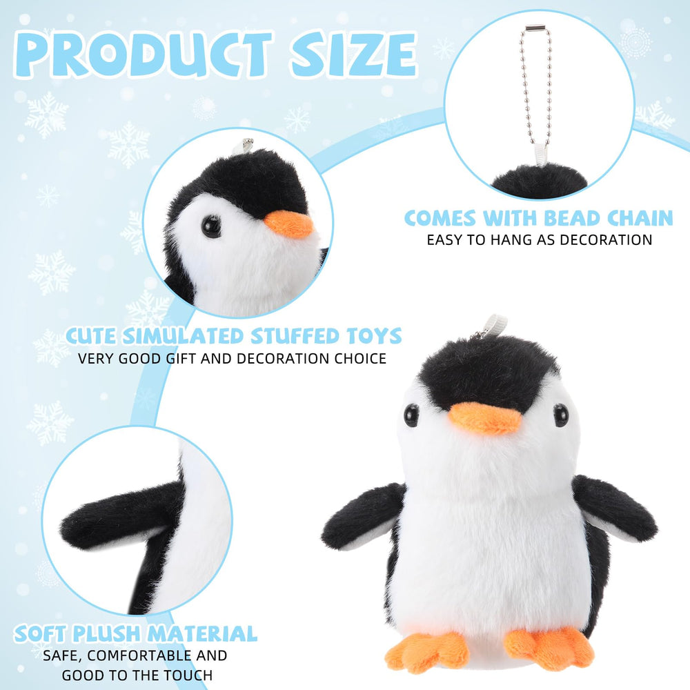 Motionchic soft PP penguin plush, 5.12 inch, ideal for portable play.