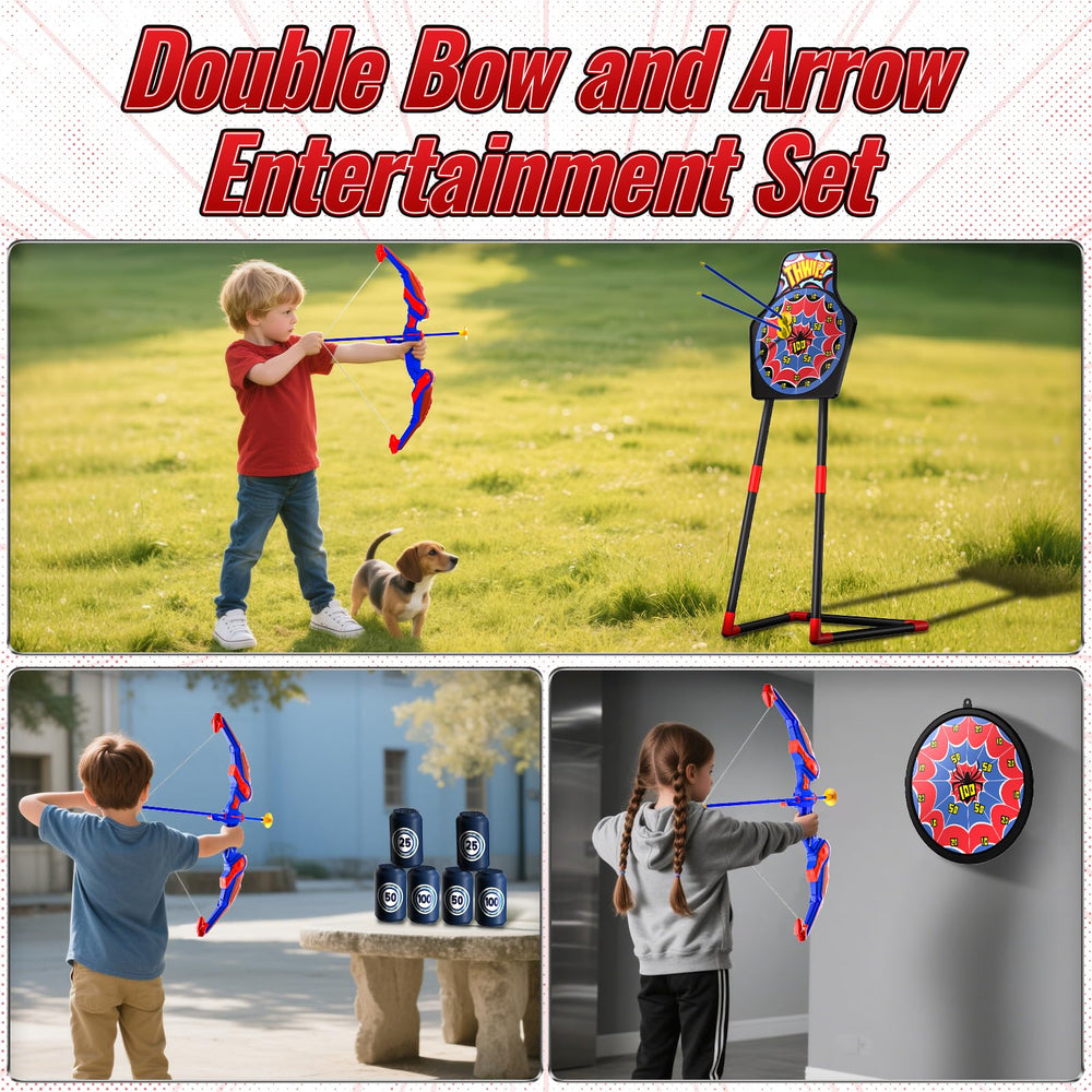 Motivekit kid-friendly archery set designed for indoor and outdoor games