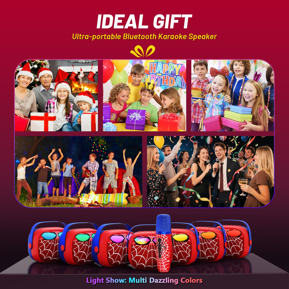 Motivekit mini karaoke long play time delivers extended singing sessions.