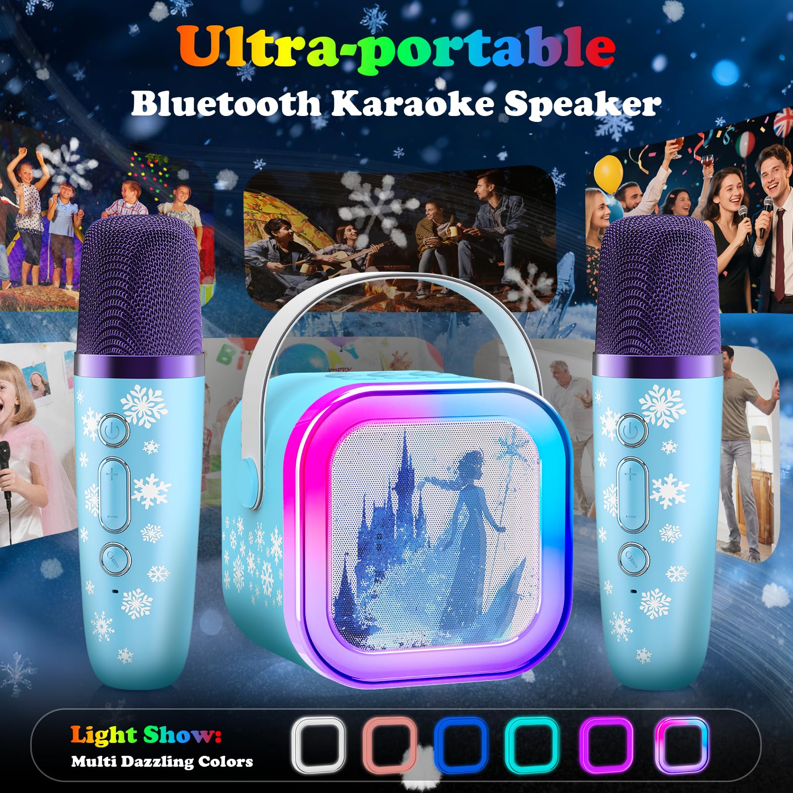 Motivekit portable karaoke speaker compact design for on-the-go singing