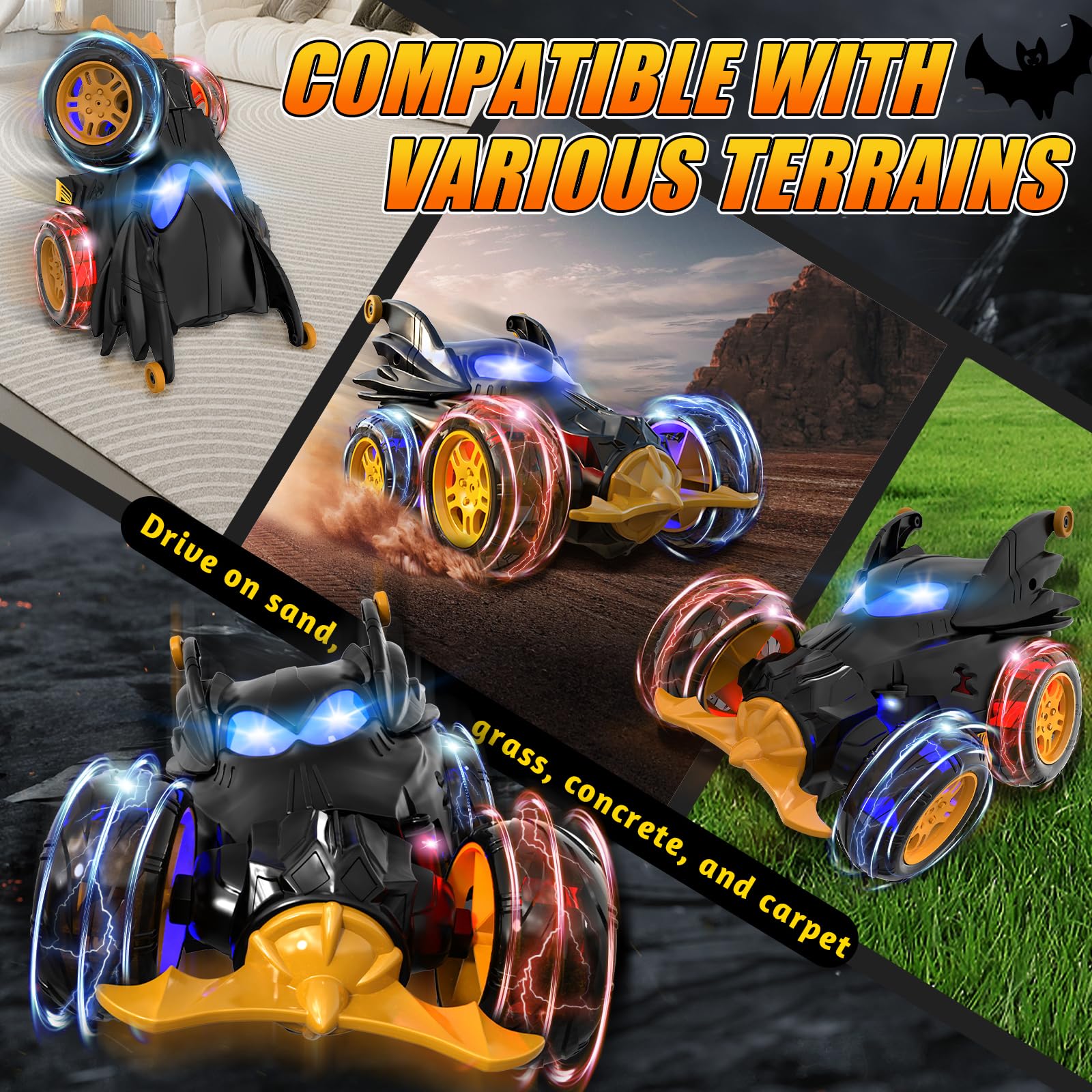 Motivekit remote control car and controller showing easy-to-use layout for kids