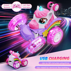 Motivekit Unicorn RC car packaging with remote and accessories.