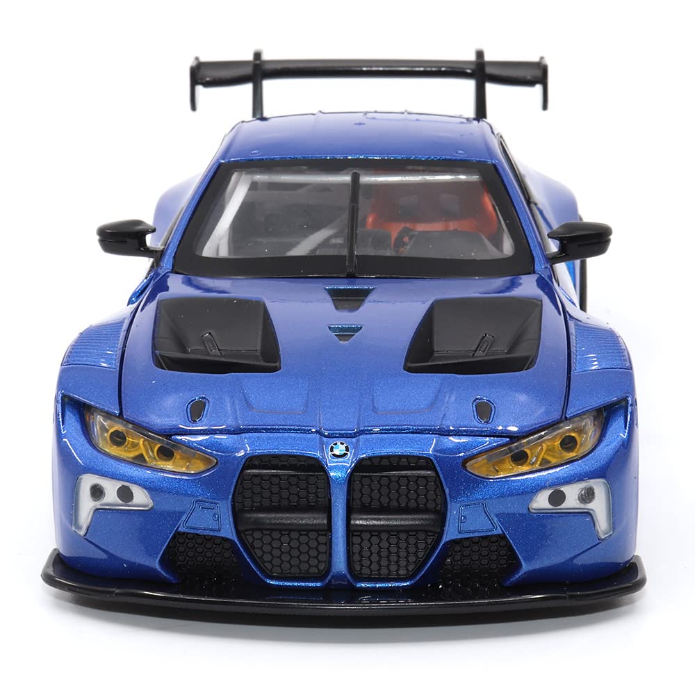 Motor City Classics BMW M4 GT3 blue display stand included