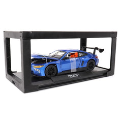 Motor City Classics BMW M4 GT3 blue doors open showing interior details