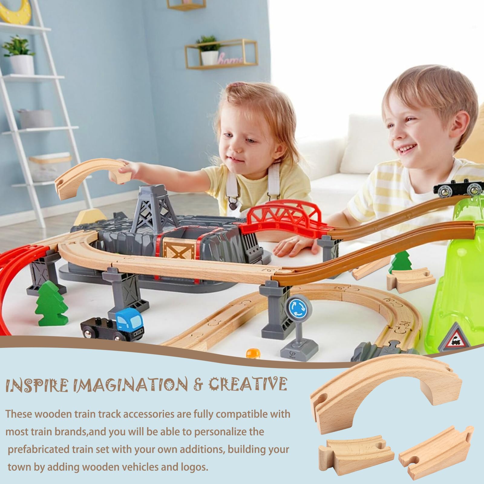 Mototo gift-ready wooden train track accessory for celebrations.