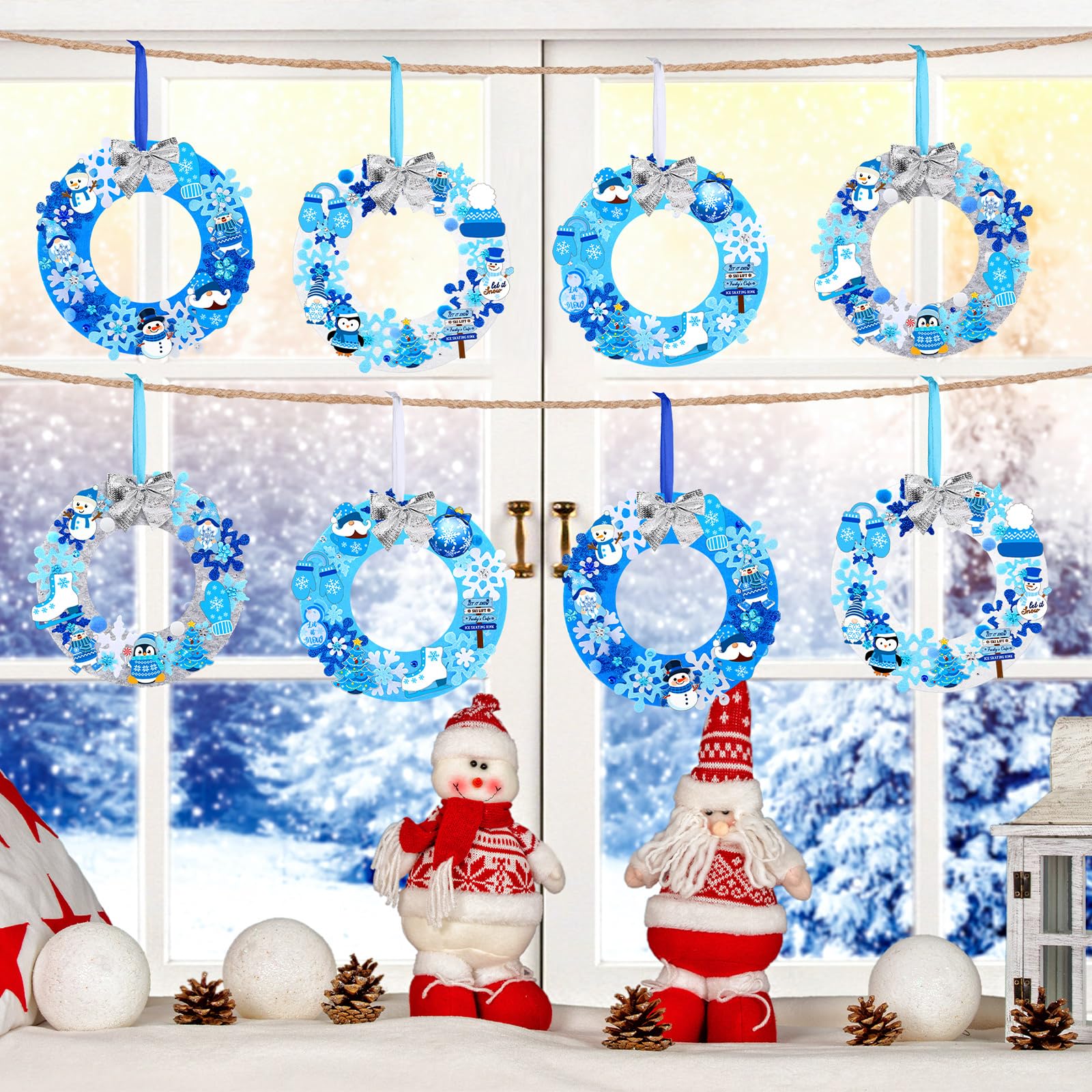 Moucuny rhinestone sheets added for sparkling holiday accents