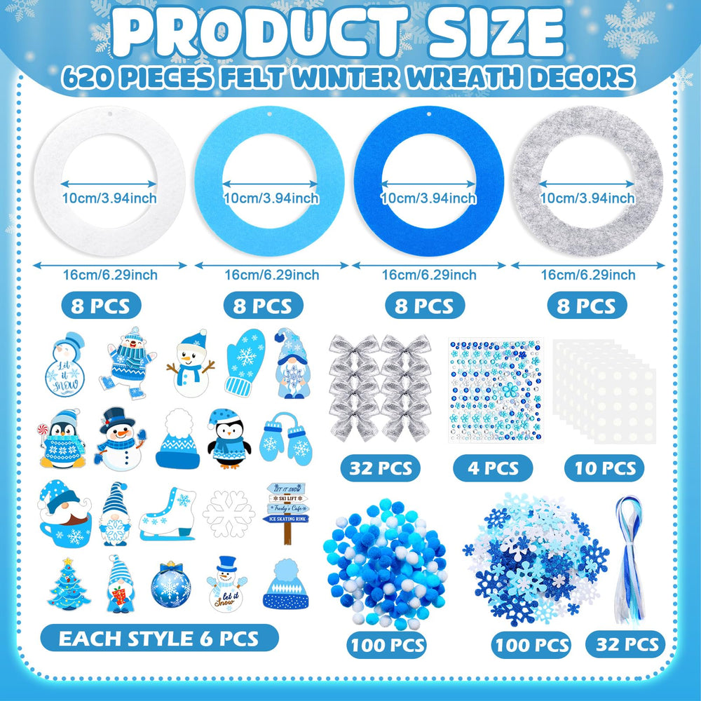Moucuny snowflake foam stickers close-up for customizable winter decor