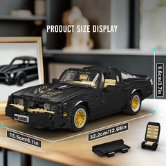 Mould King 10029 car model open doors, interactive build highlight for collectors.