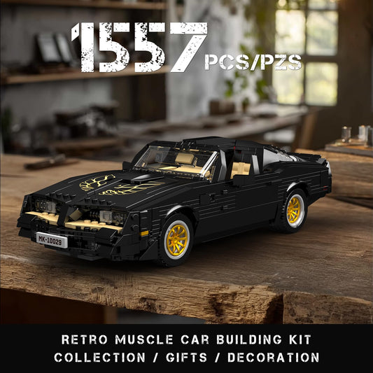 Mould King Classic Supercar side view highlights streamlined profile and build quality.