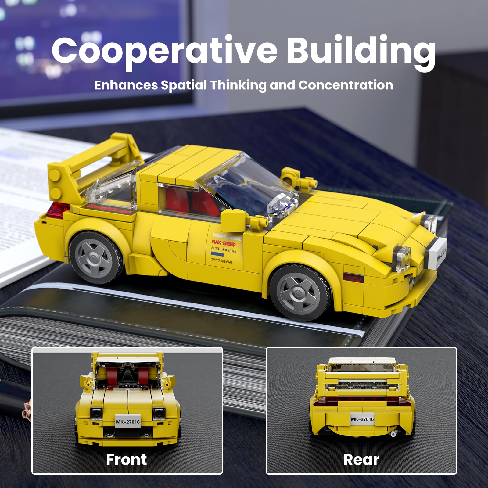 Mould King RX-7 kit demonstrates durable ABS plastic and sturdy construction
