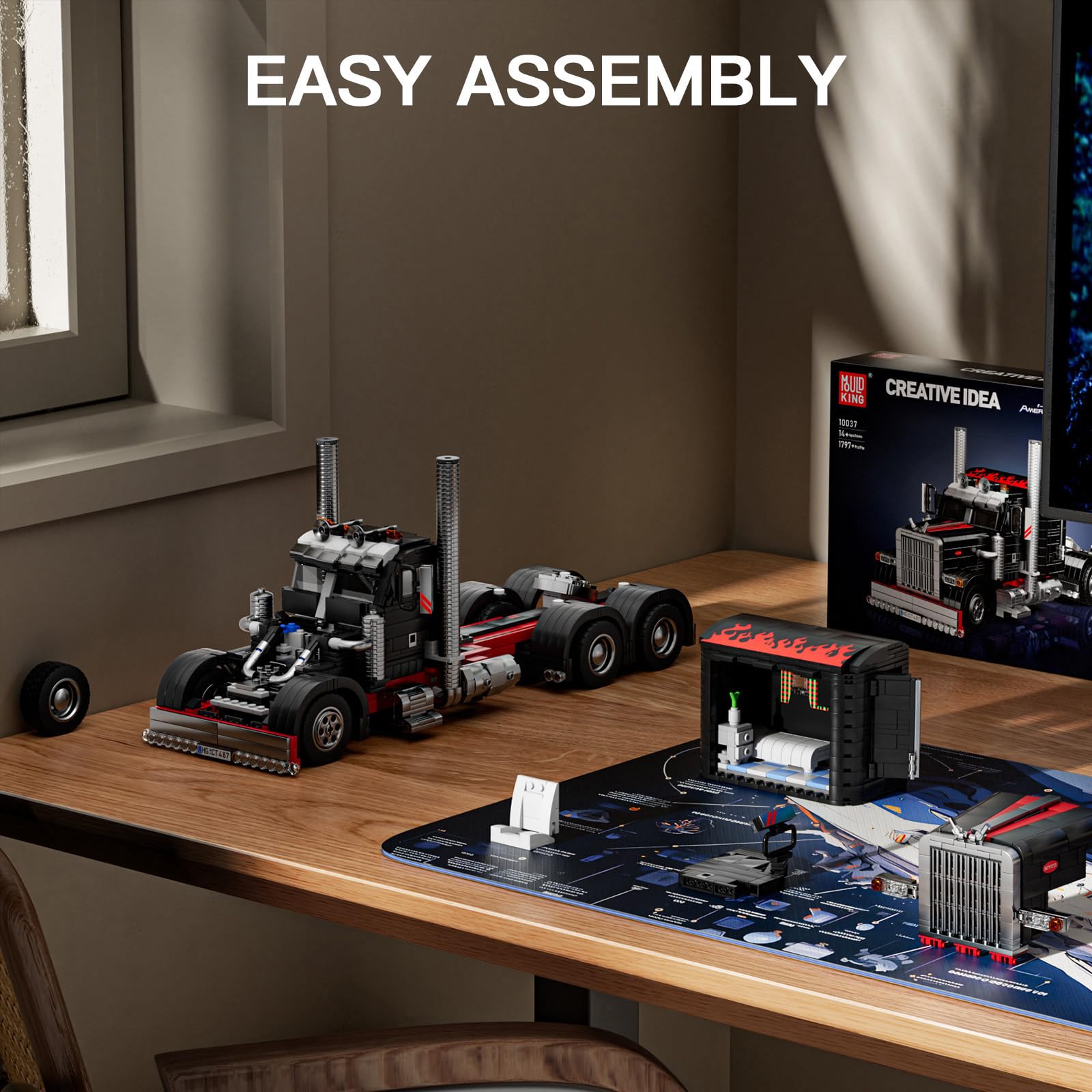 Mould King semi truck collector gift pack idea for enthusiasts and gifts