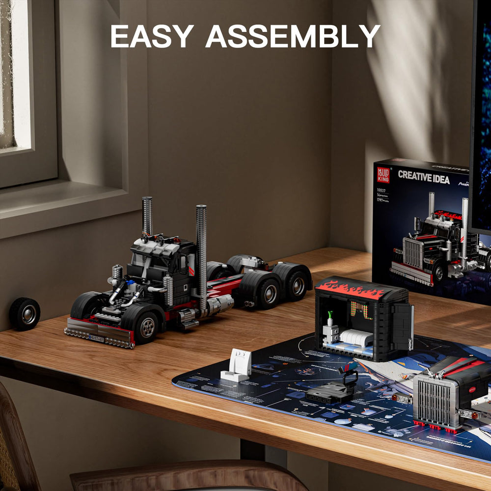 Mould King semi truck collector gift pack idea for enthusiasts and gifts