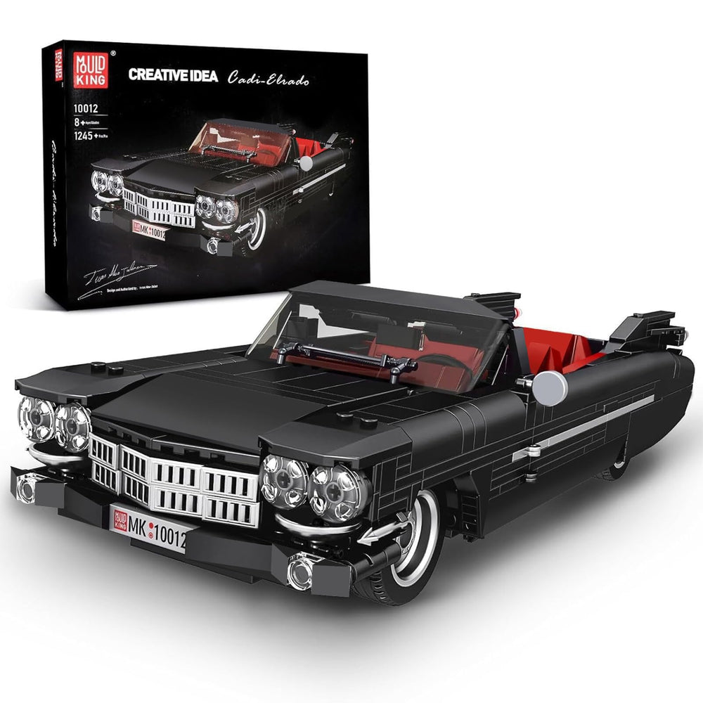 Mould King sports car build kit box and manual for easy assembly