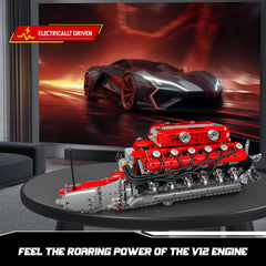 Mould King V12 ABS parts detail highlighting quality construction.