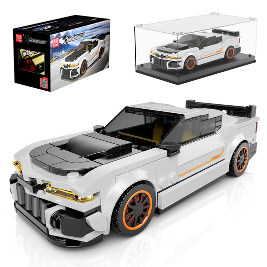 Mould King ZL-1 box set showcases the classic sports car design for model enthusiasts.