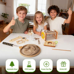 Mountova Bug Catcher Kit: compass helps young explorers navigate outdoor adventures.