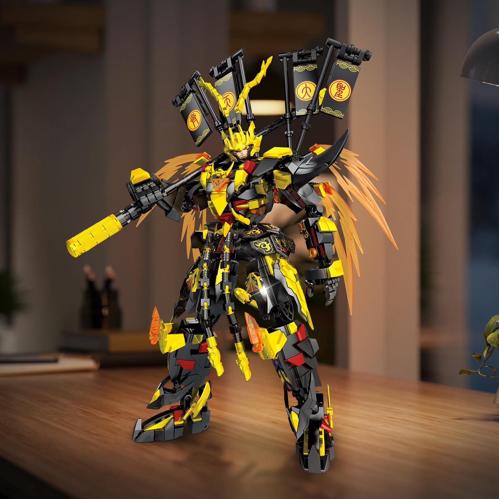 Mov Stone Mech Monkey 1128-piece kit challenges problem-solving and spatial thinking.