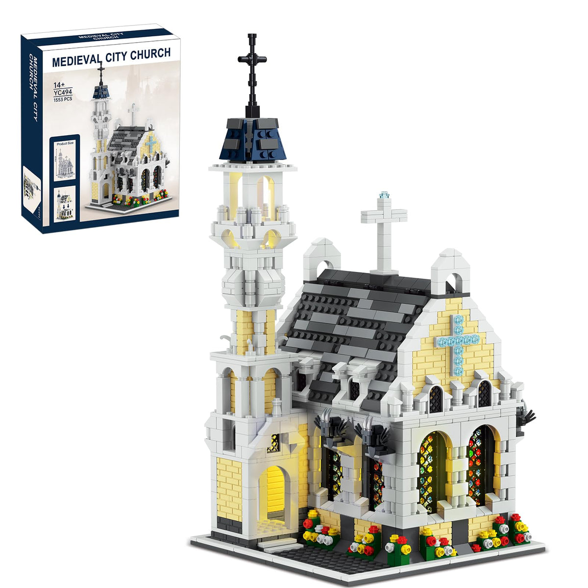 Mov Stone exterior spires create a dramatic gothic silhouette, ideal for display shelves.