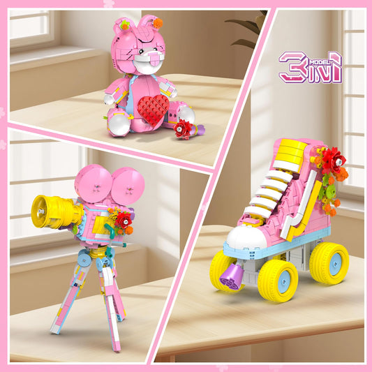 Mov Stone Roller Skates with four rotatable wheels for engaging play