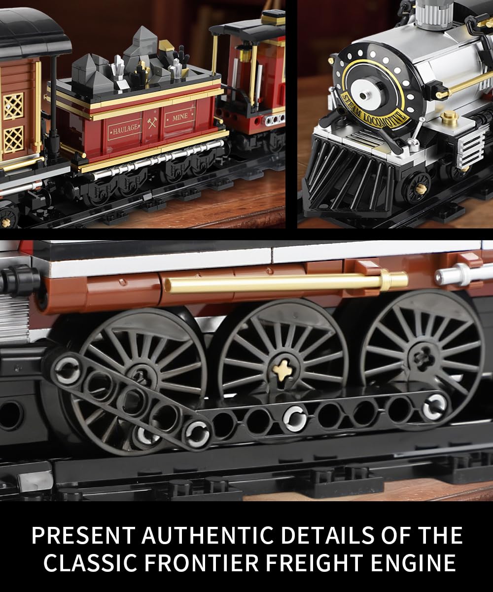 Mov Stone train detail wheels highlight rugged construction and sturdy interlocking parts