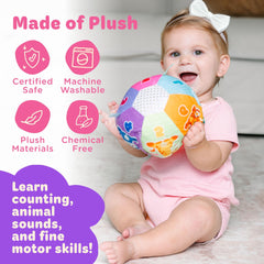 Move2Play pastel ball shaking motion sparks curiosity with music.