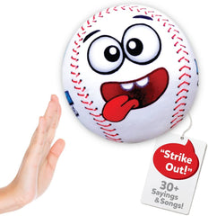 Move2Play baseball toy catching action with smart reactions and playful feedback.