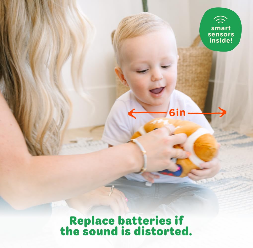 Move2Play battery-included ball with volume control for customizable play