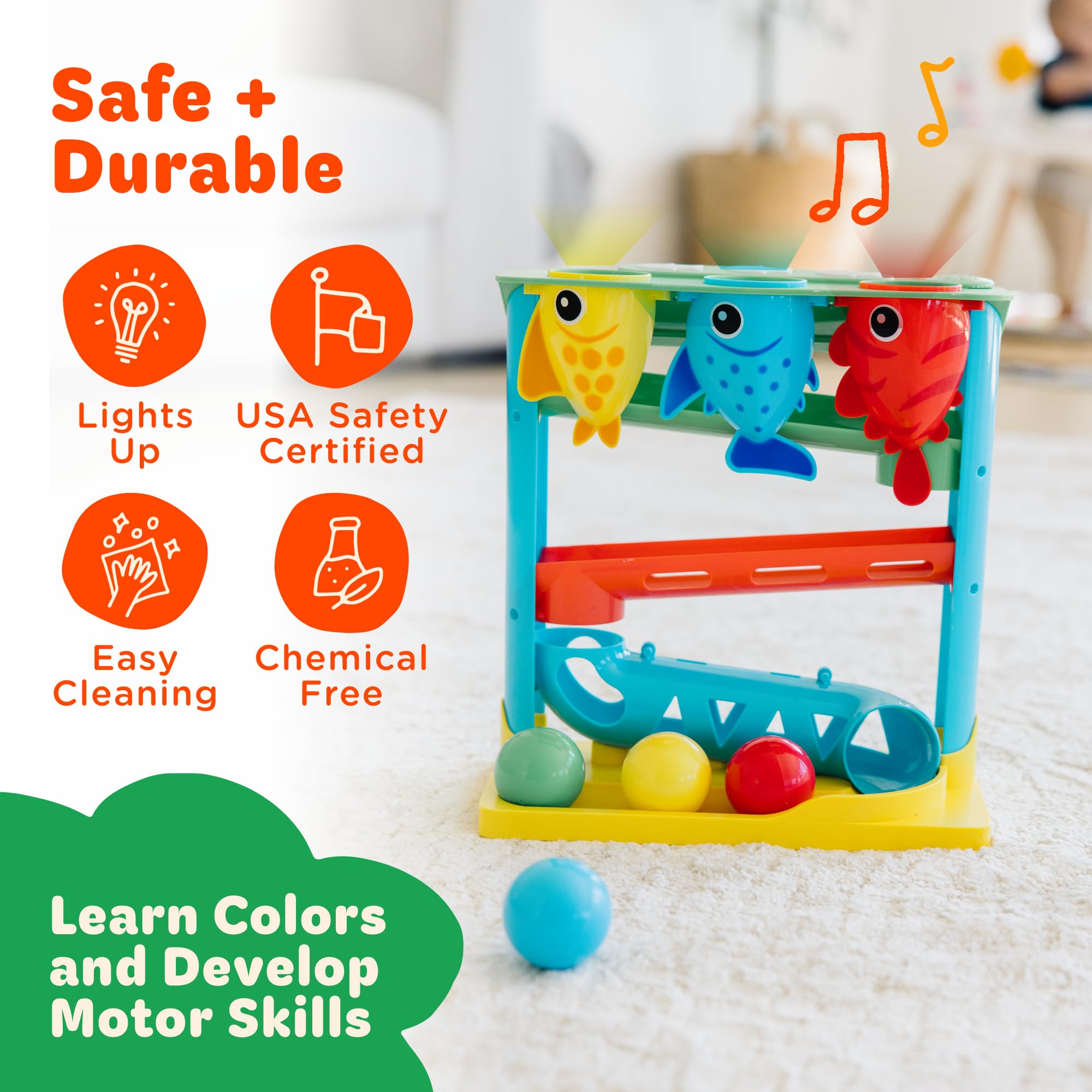 Move2Play Feed The Fish: colors, numbers, and letters learning fun